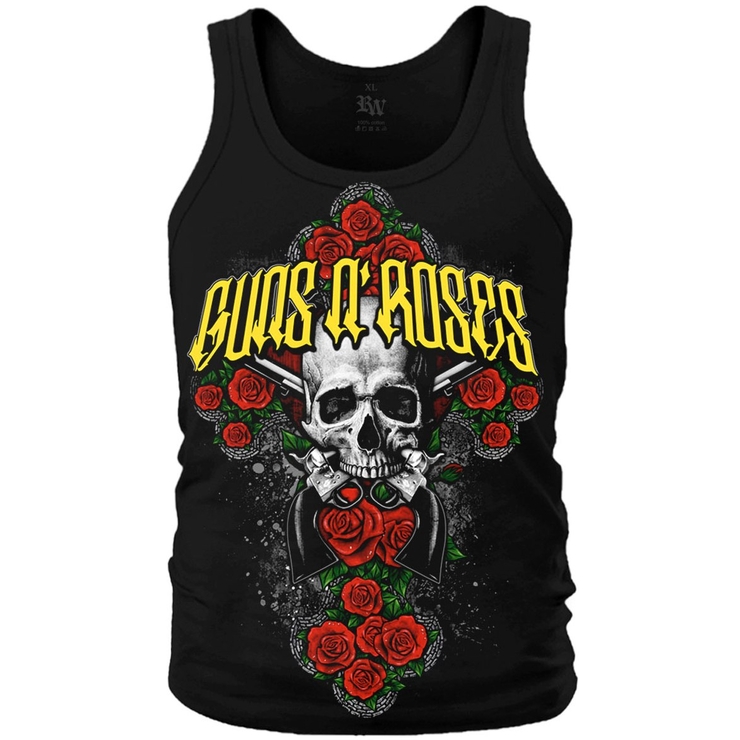 Майка Guns’n’Roses (хрест із троянд)