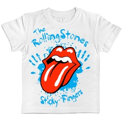 Детская футболка The Rolling Stones "Sticky Fingers" белая
