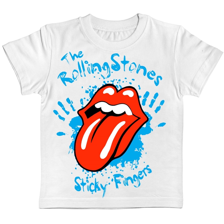 Дитяча футболка The Rolling Stones "Sticky Fingers" біла Дитяча футболка The Rolling Stones "Sticky Fingers" біла