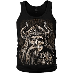 Майка Viking (наполовину лицо, наполовину череп)