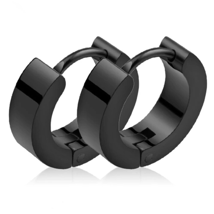 Сережка (титан, чорний) (ea-012) Сережка (титан, чорний) (ea-012)