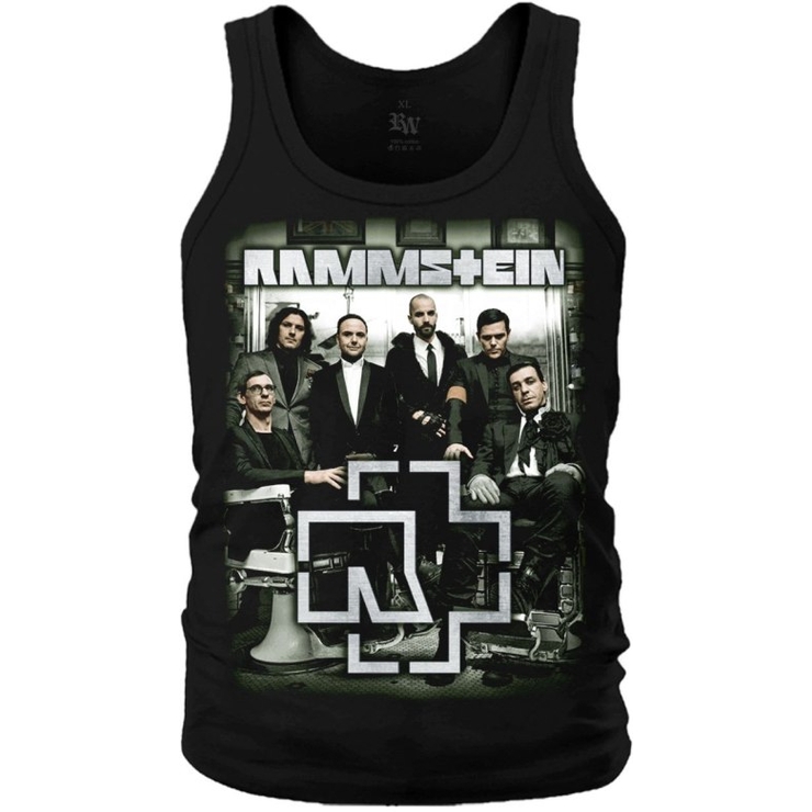 Майка Rammstein (photo band with logo) Майка Rammstein (photo band with logo)