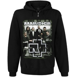 Худи Rammstein (photo band with logo) на молнии