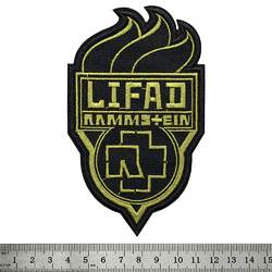 Нашивка Rammstein "LIFAD" Нашивка Rammstein "LIFAD"