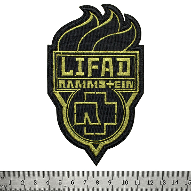 Нашивка Rammstein "LIFAD" Нашивка Rammstein "LIFAD"