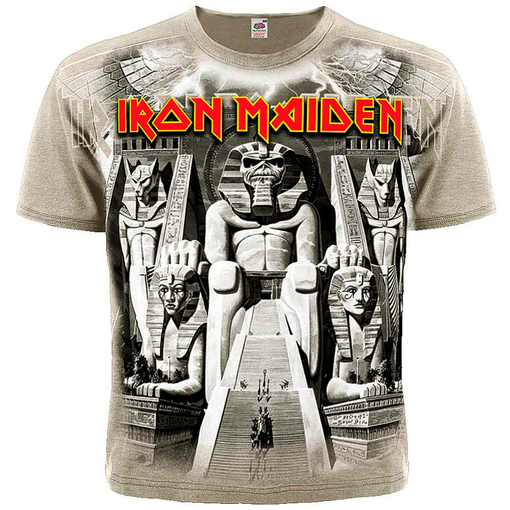 Футболка Iron Maiden "Powerslave" (khaki t-shirt) Футболка Iron Maiden "Powerslave" (khaki t-shirt)