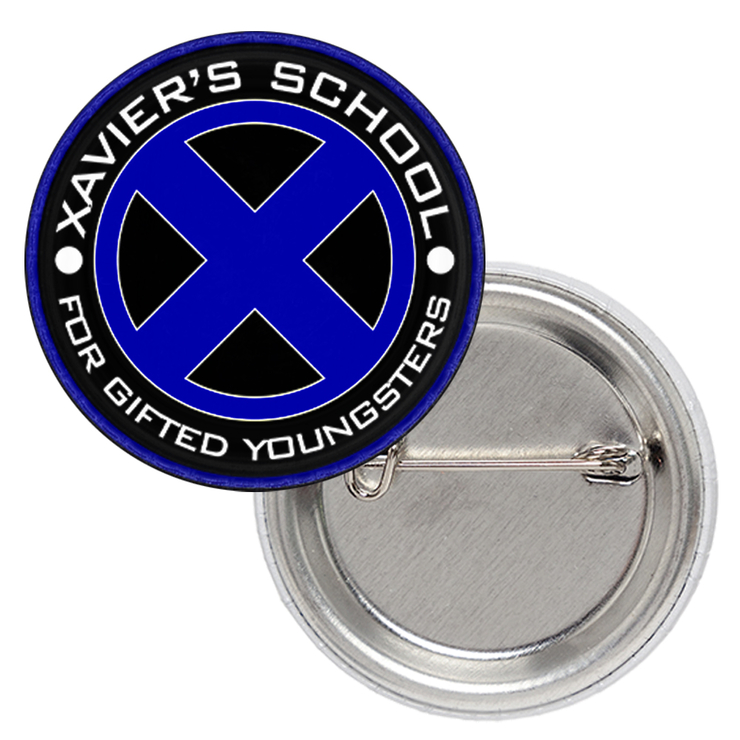 Значок Xavier’s School for Gifted Youngsters (X-Men, Marvel), blue