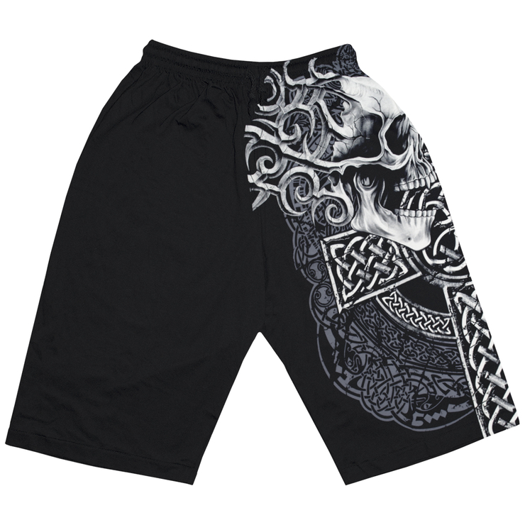 Шорти Кельтский хрест (2 черепа)