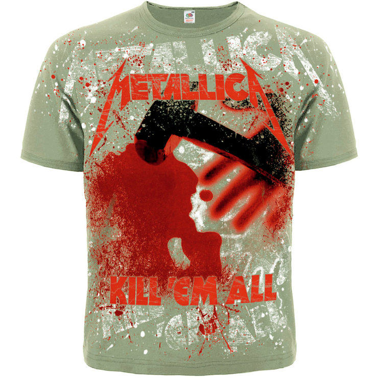 Футболка Metallica "Kill’em All" (olive t-shirt) Футболка Metallica "Kill’em All" (olive t-shirt)