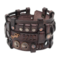 Кожаный Стимпанк коричневый (bsp-7)