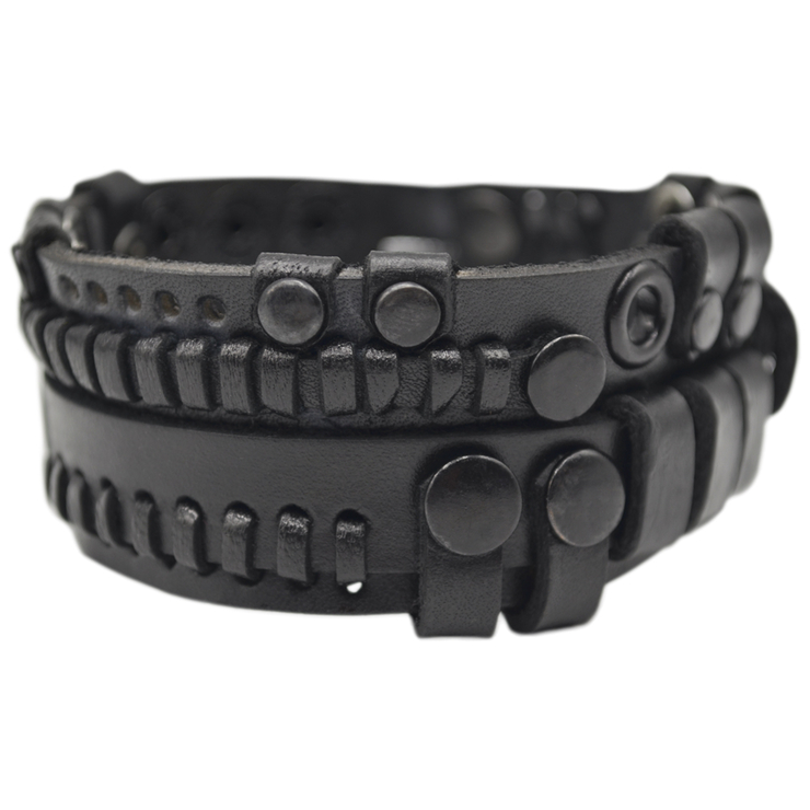 Браслет Стимпанк черный (bsp-8) Браслет Стимпанк черный (bsp-8)