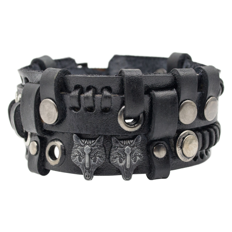 Браслет Стимпанк черный (bsp-9) Браслет Стимпанк черный (bsp-9)