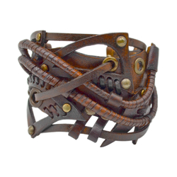 Браслет Стимпанк коричневый (bsp-18) Браслет Стимпанк коричневый (bsp-18)