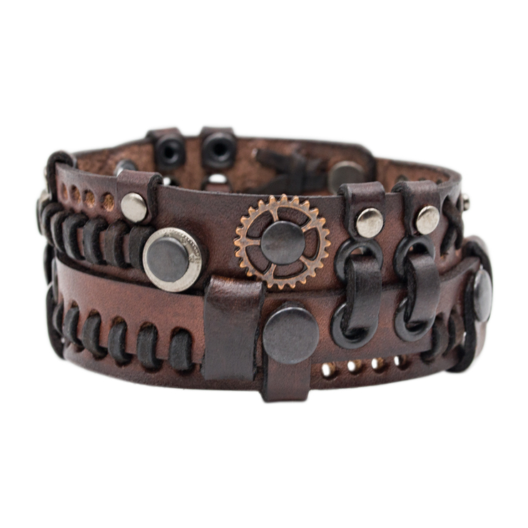 Браслет Стимпанк коричневый (bsp-19) Браслет Стимпанк коричневый (bsp-19)