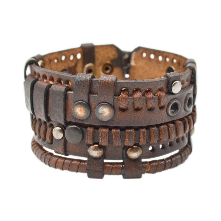 Браслет Стимпанк коричневый (bsp-25) Браслет Стимпанк коричневый (bsp-25)