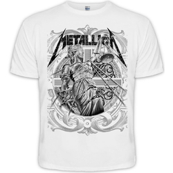 Футболка Metallica "And Justice For All" (белая футболка)