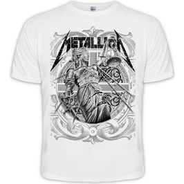Біла футболка Metallica "And Justice For All" Біла футболка Metallica "And Justice For All"