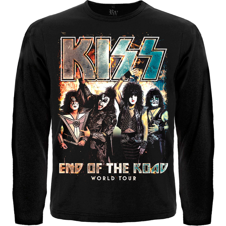 Футболка з довгим рукавом Kiss "End of the Road" (world tour) Футболка з довгим рукавом Kiss "End of the Road" (world tour)