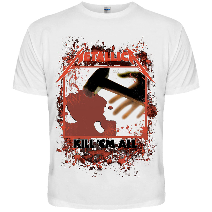 Біла футболка Metallica "Kill’em All"