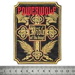 Нашивка Powerwolf "Bible of the Beast" Нашивка Powerwolf "Bible of the Beast"