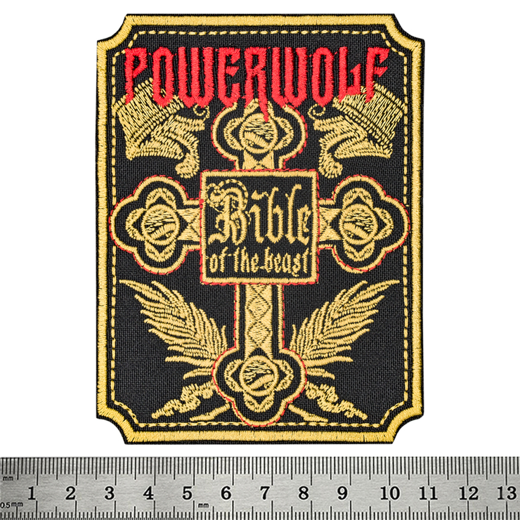 Нашивка Powerwolf "Bible of the Beast" Нашивка Powerwolf "Bible of the Beast"