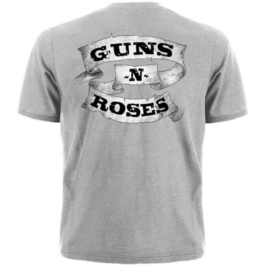 Футболка Guns’n’Roses (череп) (меланж) - купити чоловічі / жіночі ...