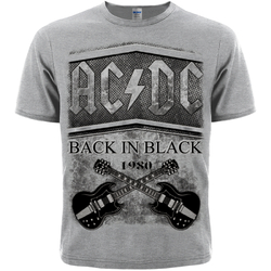 Футболка AC/DC "Back In Black" (меланж)