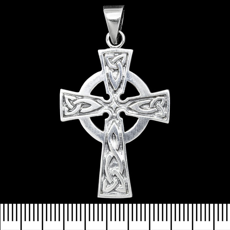 Кулон Кельтский крест с Трикветрами (серебро, 925 проба) (sp-024) Кулон Кельтский крест с Трикветрами (серебро, 925 проба) (sp-024)