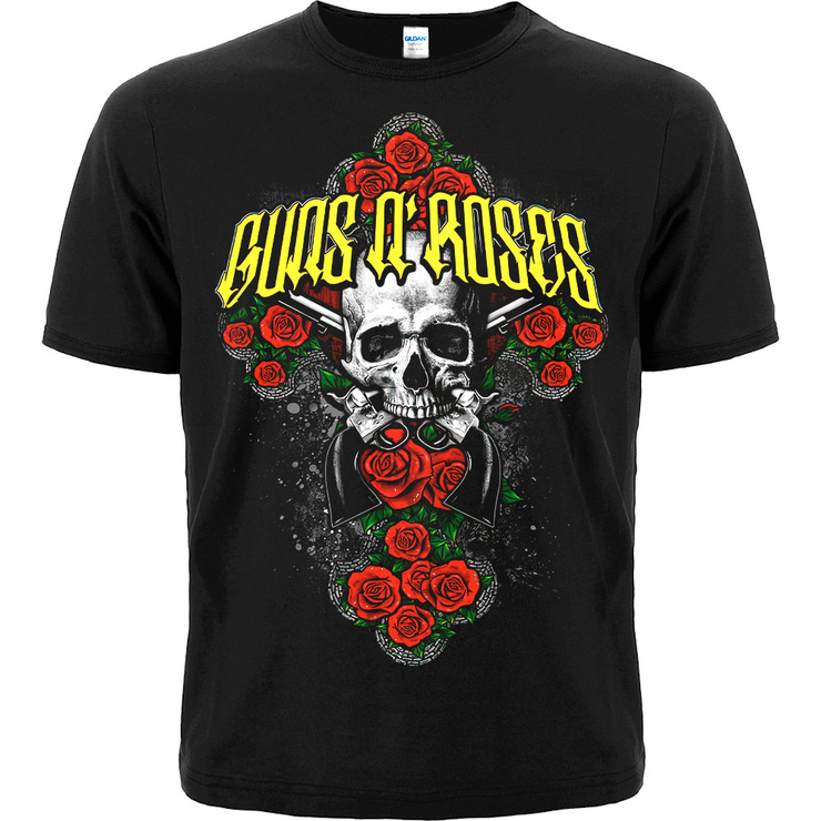 Футболка Guns’n’Roses (хрест із троянд)