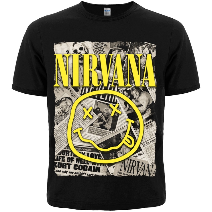 Футболка Nirvana (newspaper)