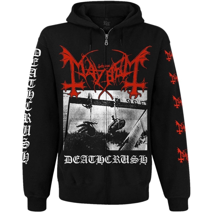 Худі Mayhem "Deathcrush" на блискавці