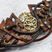 Браслет Стімпанк коричневий (bsp-34)