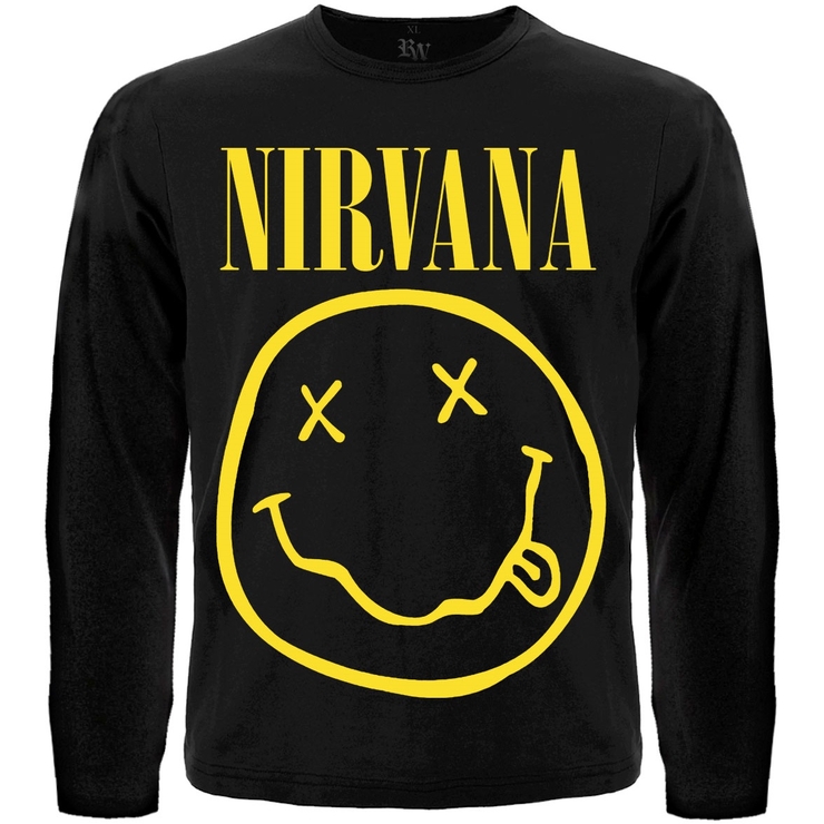 Футболка с длинным рукавом Nirvana "Corporate Rock Whores" Футболка с длинным рукавом Nirvana "Corporate Rock Whores"