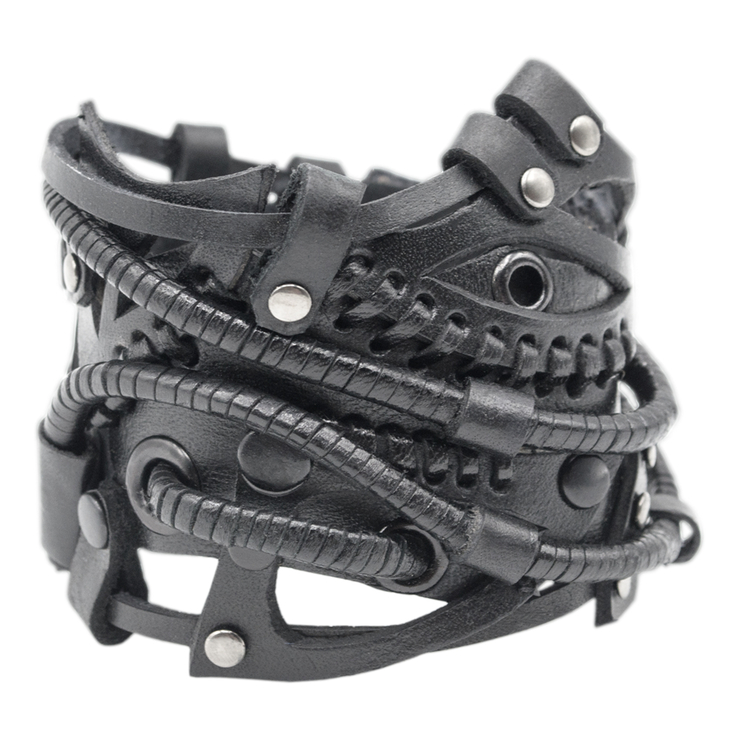 Браслет Стимпанк черный (bsp-40) Браслет Стимпанк черный (bsp-40)