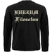Футболка с длинным рукавом Burzum "Filosofem" Футболка с длинным рукавом Burzum "Filosofem"