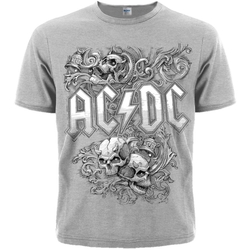 Меланж футболка AC/DC (skulls and bells)