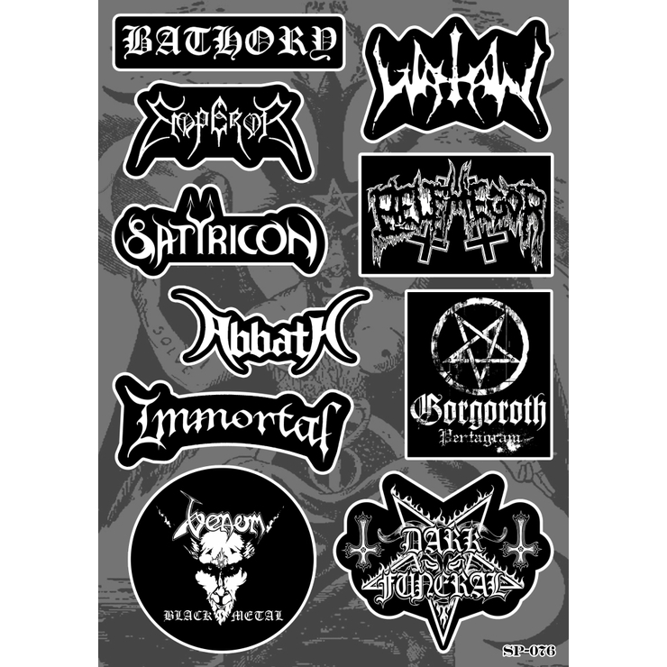 Стікерпак Black Metal SP-076 Стікерпак Black Metal SP-076