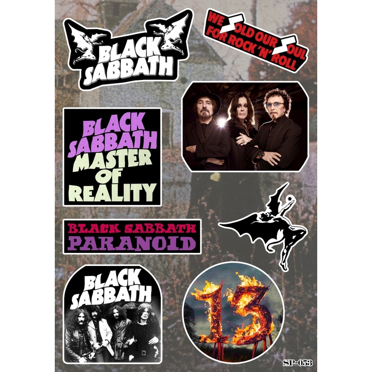 Стикерпак Black Sabbath SP-053 Стикерпак Black Sabbath SP-053