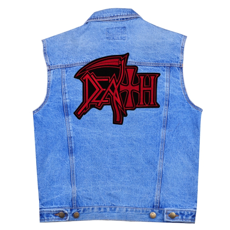 Нашивка наспинна Death (new red logo) Нашивка наспинна Death (new red logo)