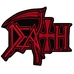 Нашивка наспинна Death (new red logo) Нашивка наспинна Death (new red logo)