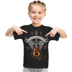 Детская футболка Rock’n’Roll (черная)