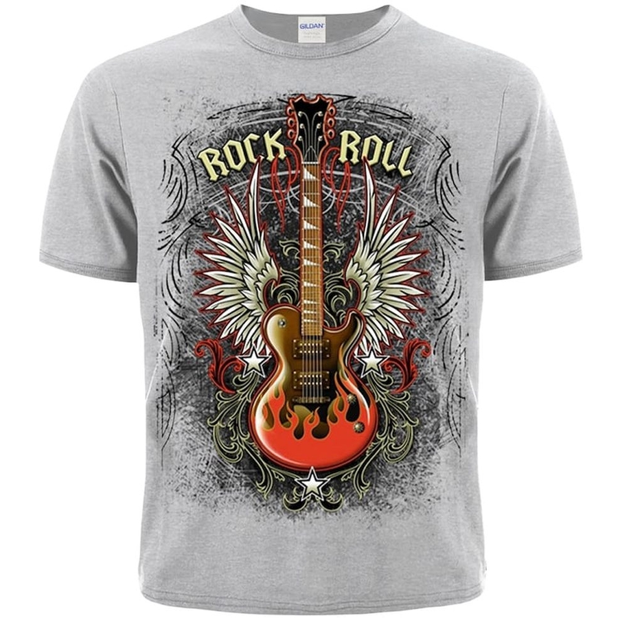 Футболка Rock’n’Roll (гітара) (меланж) - купити чоловічі / жіночі ...