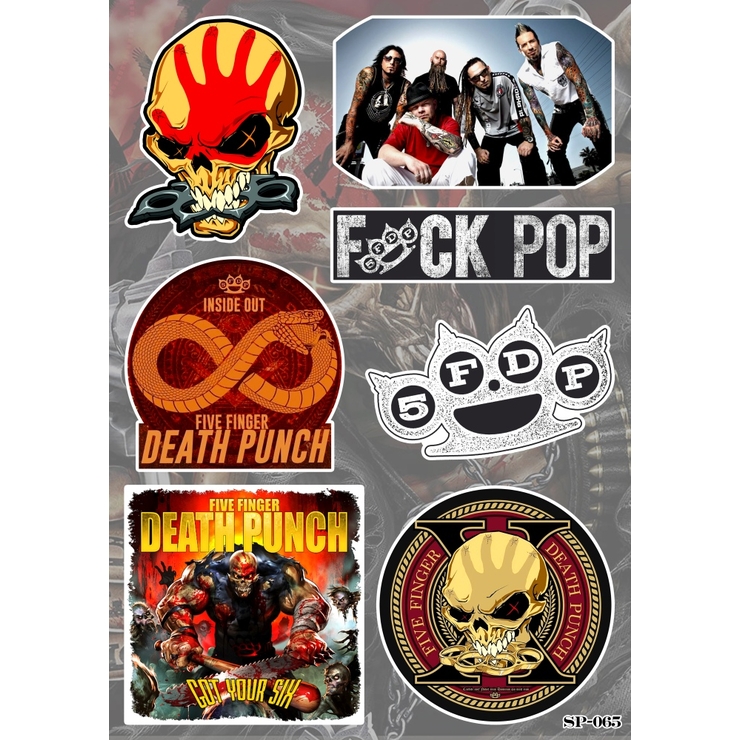 Стікерпак Five Finger Death Punch SP-065 Стікерпак Five Finger Death Punch SP-065