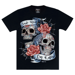 Футболка Smile Now - Cry Later (світиться в темряві) (Rock Chang, Man t-shirt glow in the dark)