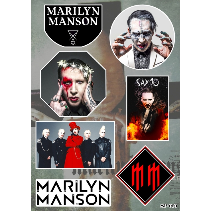 Стікерпак Marilyn Manson SP-060