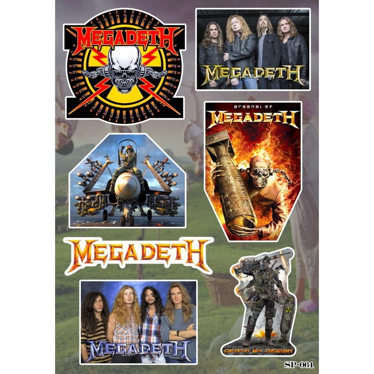 Стікерпак Megadeth SP-061 Стікерпак Megadeth SP-061