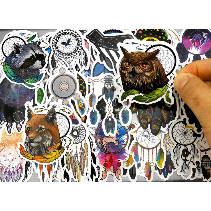 Набір стікерів Ловець снів (stk-001) (57 шт.) Набір стікерів Ловець снів (stk-001) (57 шт.)