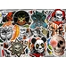 Набір стікерів Skulls-2 (color) (stk-011) (50 шт.) Набір стікерів Skulls-2 (color) (stk-011) (50 шт.)