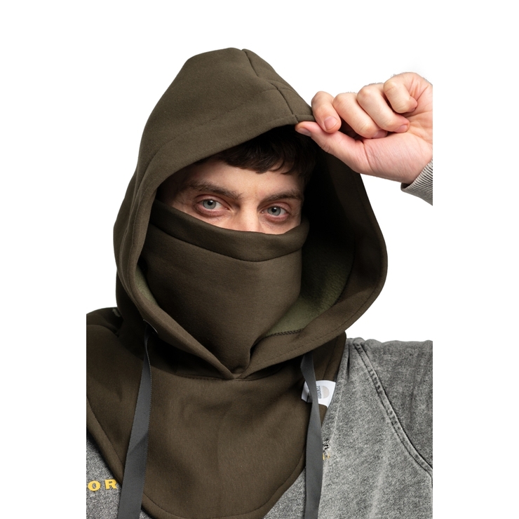 Баф з капюшоном олива Баф з капюшоном олива