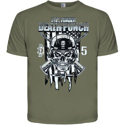 Оливкова футболка Five Finger Death Punch (Infantry Special Forces)
